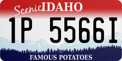 ID license plate 1P5566I