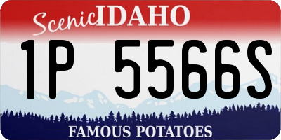 ID license plate 1P5566S