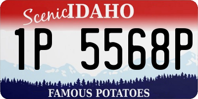 ID license plate 1P5568P