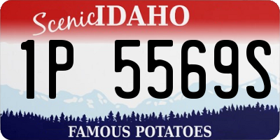 ID license plate 1P5569S