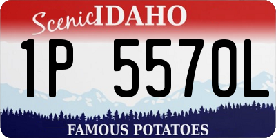 ID license plate 1P5570L