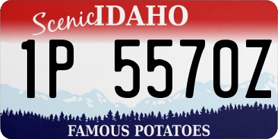 ID license plate 1P5570Z