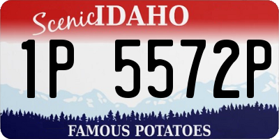 ID license plate 1P5572P