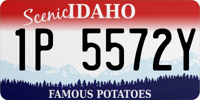 ID license plate 1P5572Y