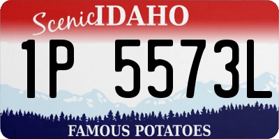 ID license plate 1P5573L