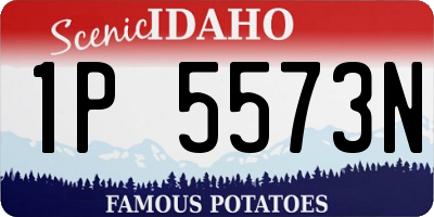 ID license plate 1P5573N