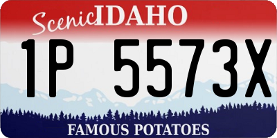 ID license plate 1P5573X