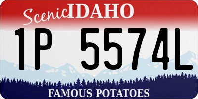 ID license plate 1P5574L