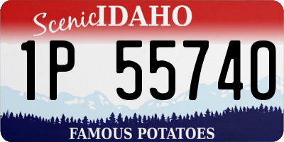 ID license plate 1P5574O