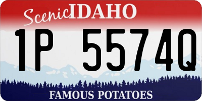 ID license plate 1P5574Q