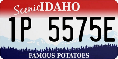 ID license plate 1P5575E