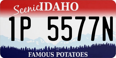 ID license plate 1P5577N