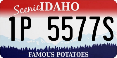 ID license plate 1P5577S