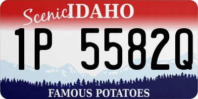 ID license plate 1P5582Q