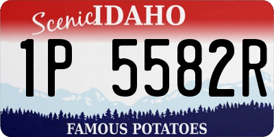 ID license plate 1P5582R