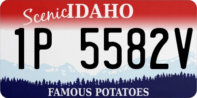 ID license plate 1P5582V