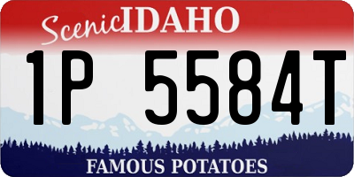 ID license plate 1P5584T