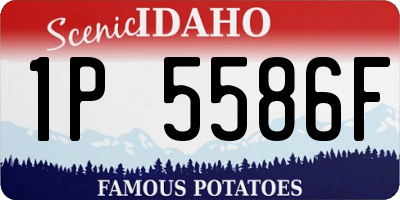 ID license plate 1P5586F