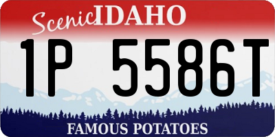 ID license plate 1P5586T