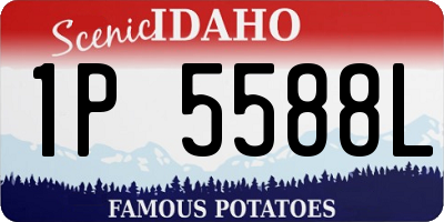 ID license plate 1P5588L