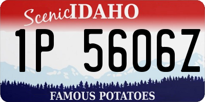 ID license plate 1P5606Z