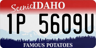 ID license plate 1P5609U