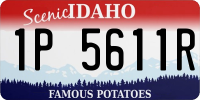 ID license plate 1P5611R