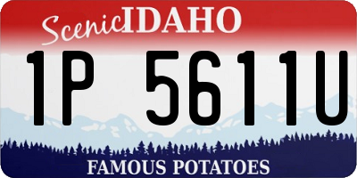 ID license plate 1P5611U