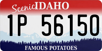ID license plate 1P5615O