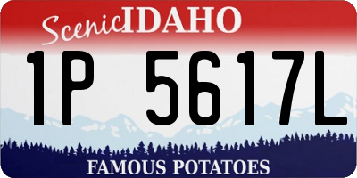 ID license plate 1P5617L