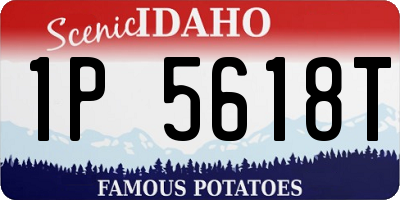 ID license plate 1P5618T