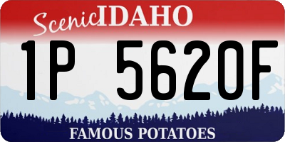 ID license plate 1P5620F