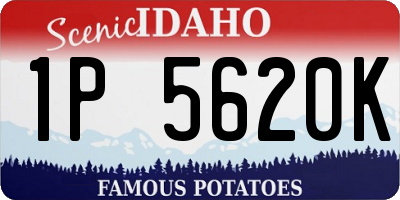 ID license plate 1P5620K