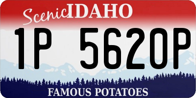 ID license plate 1P5620P