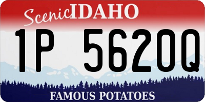 ID license plate 1P5620Q