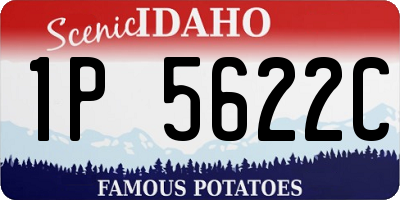 ID license plate 1P5622C