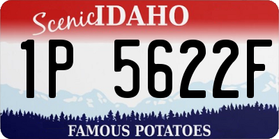 ID license plate 1P5622F