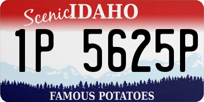 ID license plate 1P5625P