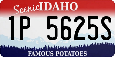 ID license plate 1P5625S