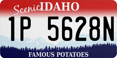ID license plate 1P5628N