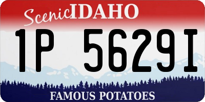 ID license plate 1P5629I