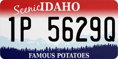 ID license plate 1P5629Q
