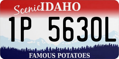 ID license plate 1P5630L