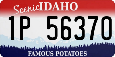 ID license plate 1P5637O