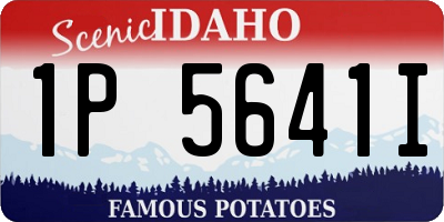 ID license plate 1P5641I
