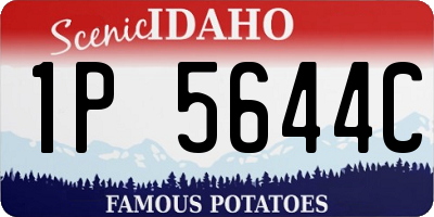 ID license plate 1P5644C