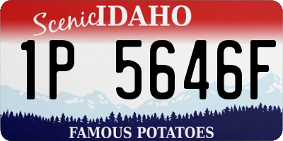 ID license plate 1P5646F