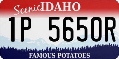 ID license plate 1P5650R