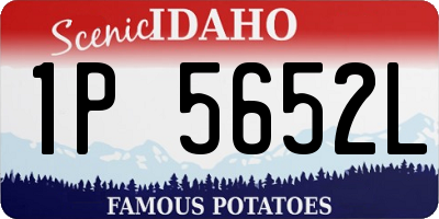 ID license plate 1P5652L