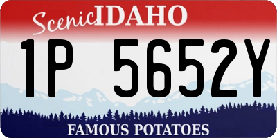ID license plate 1P5652Y